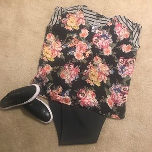 Metaphor Multi patterned Top